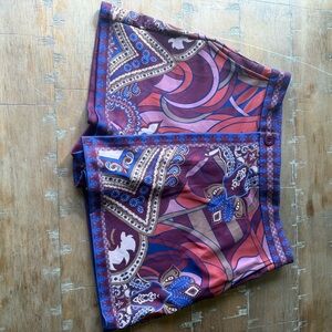 Her Bootari Women’s Printed Skort in Purple & Red